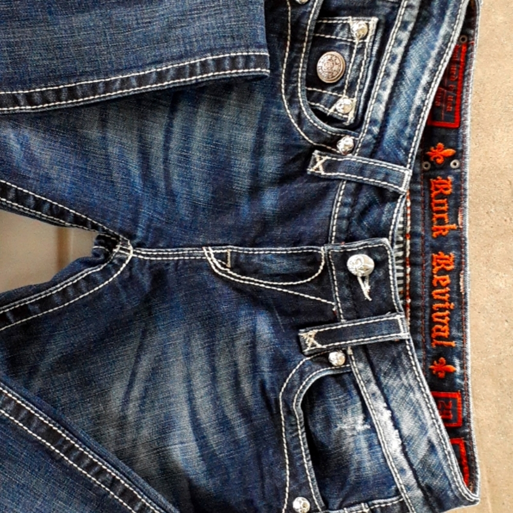 Womens Rock Revival boot cut jeans